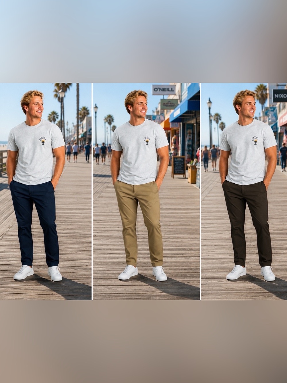 Men’s Olive, Khaki & Navy slacks selling individually.